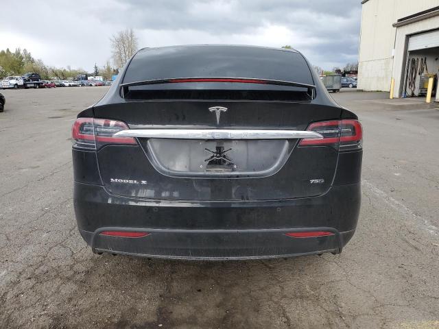 5YJXCAE27JF128373 - 2018 TESLA MODEL X BLACK photo 6