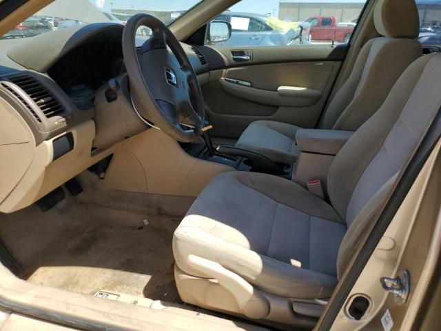 1HGCM56354A028751 - 2004 HONDA ACCORD LX GOLD photo 7