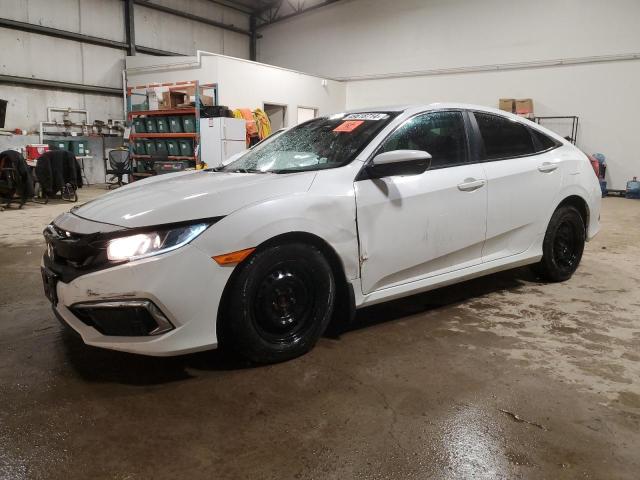 2HGFC2F55KH031535 - 2019 HONDA CIVIC LX WHITE photo 1