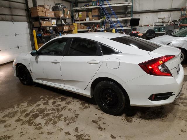 2HGFC2F55KH031535 - 2019 HONDA CIVIC LX WHITE photo 2