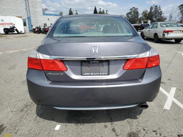 1HGCR2F38FA144836 - 2015 HONDA ACCORD LX GRAY photo 6