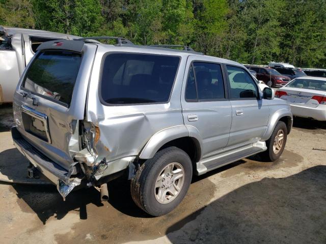 JT3GN86R720233871 - 2002 TOYOTA 4RUNNER SR5 SILVER photo 3