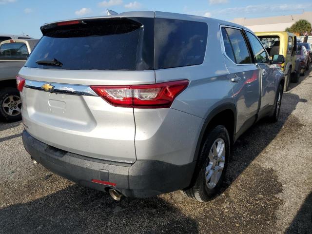 1GNERFKWXJJ151897 - 2018 CHEVROLET TRAVERSE LS SILVER photo 3