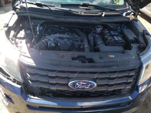 1FM5K8AT4GGC41872 - 2016 FORD EXPLORER POLICE INTERCEPTOR BLUE photo 12