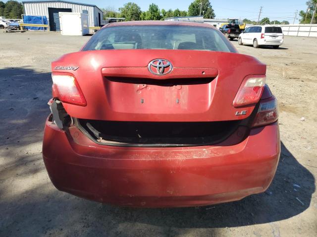 4T4BE46K68R026540 - 2008 TOYOTA CAMRY CE RED photo 6