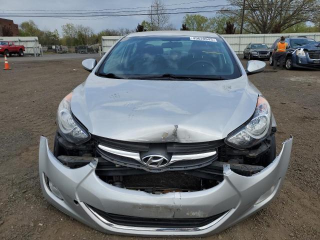 5NPDH4AE3DH227414 - 2013 HYUNDAI ELANTRA GLS SILVER photo 5