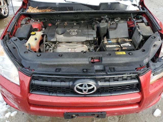 2T3BF4DV1AW036247 - 2010 TOYOTA RAV4 RED photo 11