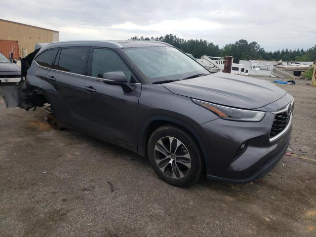 5TDGZRAH7MS518638 - 2021 TOYOTA HIGHLANDER XLE فضي صورة 4