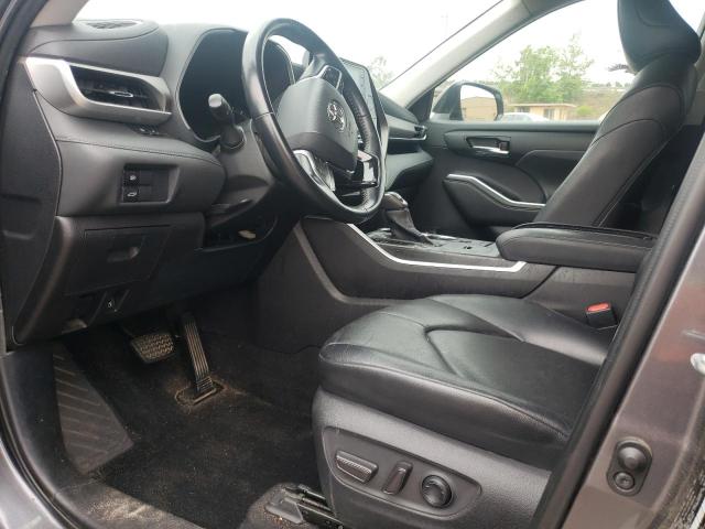 5TDGZRAH7MS518638 - 2021 TOYOTA HIGHLANDER XLE فضي صورة 7