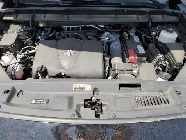 5TDGZRBH9NS230605 - 2022 TOYOTA HIGHLANDER XLE შავი ფოტო 12