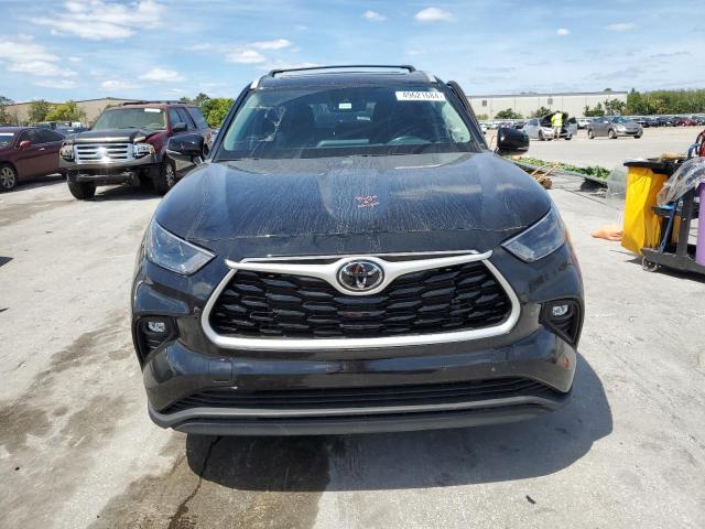 5TDGZRBH9NS230605 - 2022 TOYOTA HIGHLANDER XLE შავი ფოტო 5