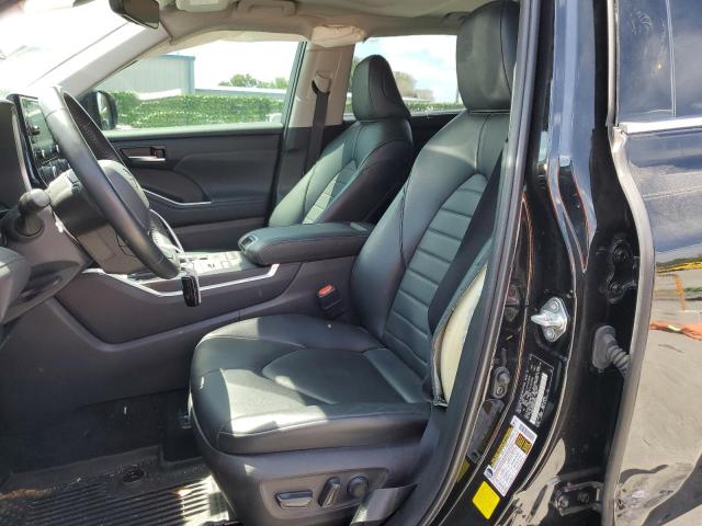 5TDGZRBH9NS230605 - 2022 TOYOTA HIGHLANDER XLE შავი ფოტო 7