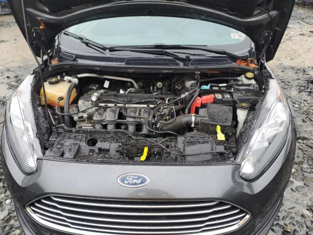 3FADP4EJ8KM165094 - 2019 FORD FIESTA SE GRAY photo 11