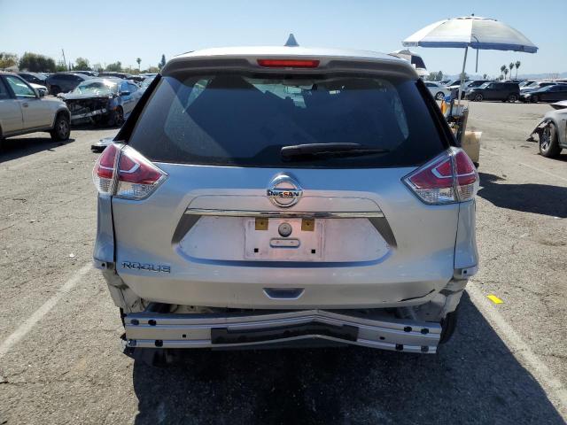 KNMAT2MT7FP513502 - 2015 NISSAN ROGUE S SILVER photo 6