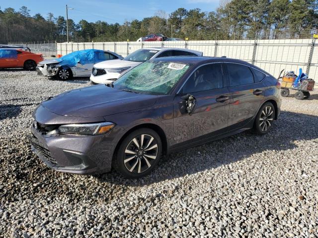 19XFL1H73NE008908 - 2022 HONDA CIVIC EXL GRAY photo 1