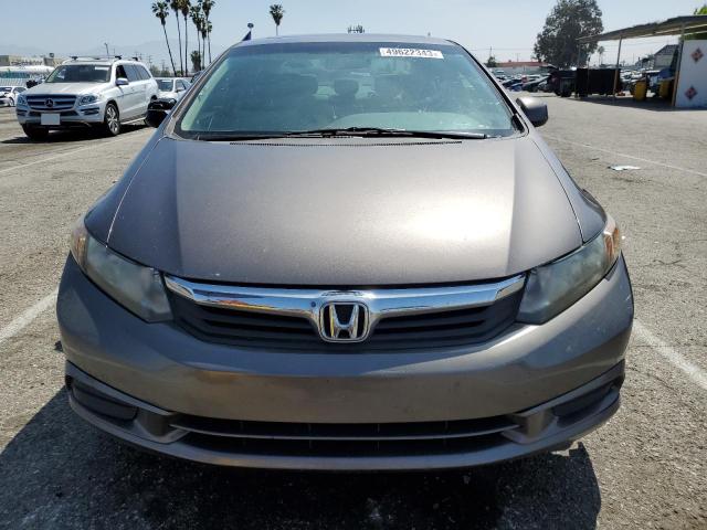 19XFB2F90CE338905 - 2012 HONDA CIVIC EXL გრაფიტი ფოტო 5