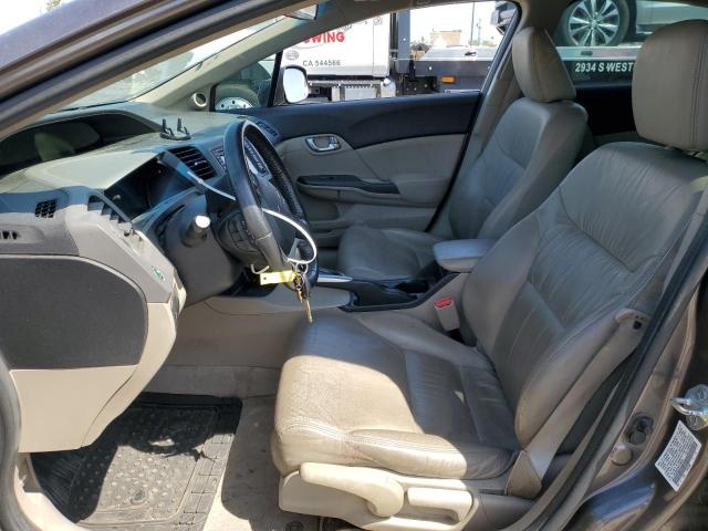 19XFB2F90CE338905 - 2012 HONDA CIVIC EXL გრაფიტი ფოტო 7
