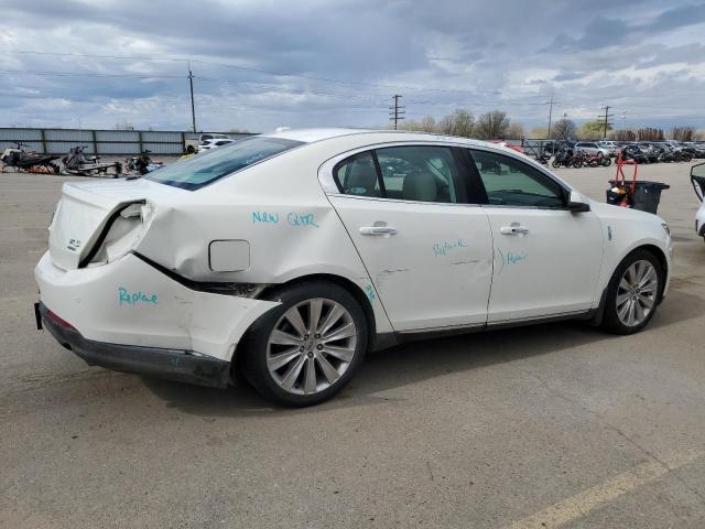 1LNHL9FT8DG616201 - 2013 LINCOLN MKS WHITE photo 3