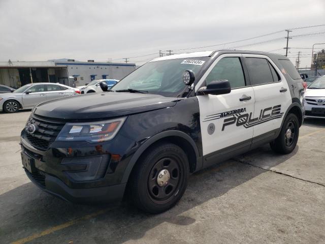 1FM5K8AR0KGB23573 - 2019 FORD EXPLORER POLICE INTERCEPTOR İki rəngli foto 1