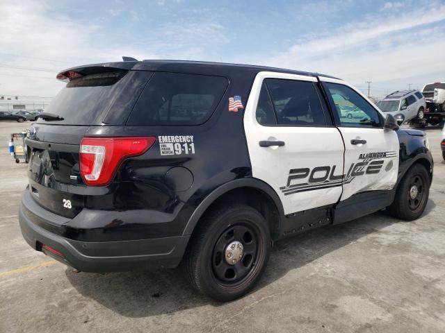 1FM5K8AR0KGB23573 - 2019 FORD EXPLORER POLICE INTERCEPTOR TWO TONE photo 3