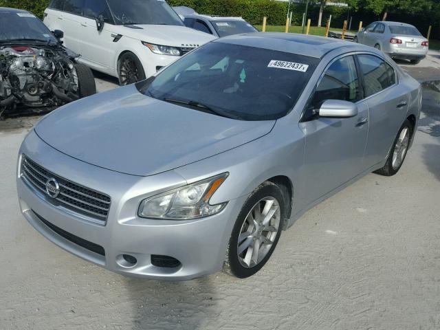 1N4AA5AP2BC854599 - 2011 NISSAN MAXIMA S SILVER photo 2