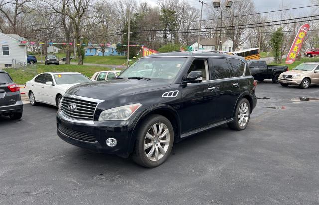 JN8AZ2NE7D9042486 - 2013 INFINITI QX56 BLACK photo 2