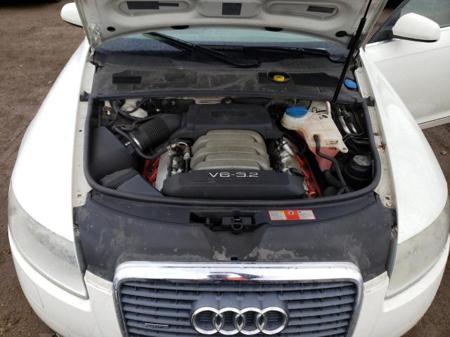 WAUDG74F35N084729 - 2005 AUDI A6 3.2 QUATTRO WHITE photo 11