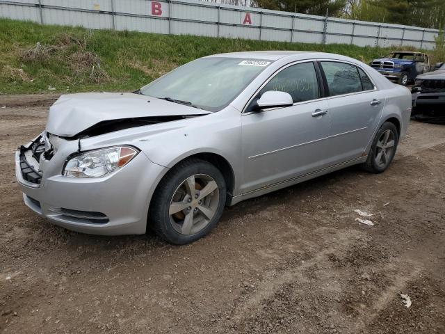 1G1ZC5EUXCF119885 - 2012 CHEVROLET MALIBU 1LT SILVER photo 1