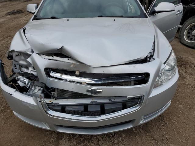 1G1ZC5EUXCF119885 - 2012 CHEVROLET MALIBU 1LT SILVER photo 11