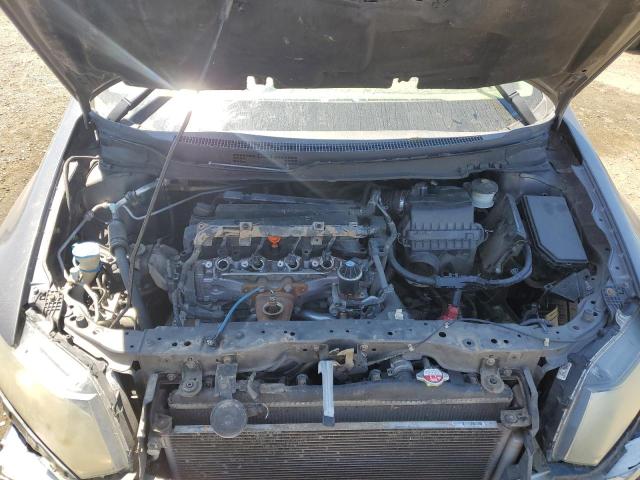 19XFB2F80FE244812 - 2015 HONDA CIVIC EX ნაცრისფერი ფოტო 11