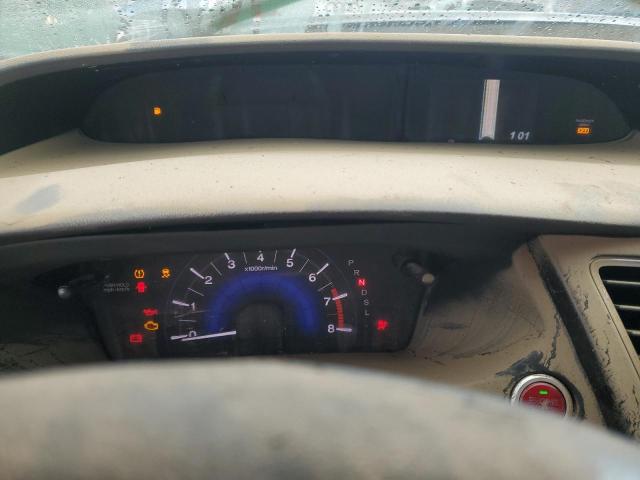 19XFB2F80FE244812 - 2015 HONDA CIVIC EX ნაცრისფერი ფოტო 9