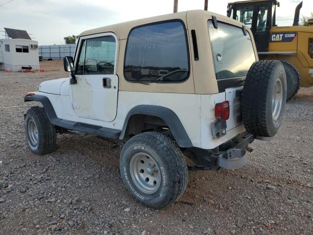 2J4FY59TXKJ127661 - 1989 JEEP WRANGLER / LAREDO WHITE photo 3