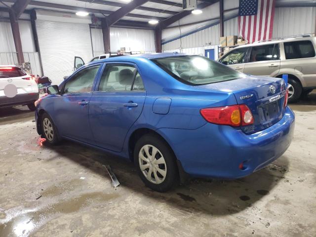 JTDBL40E39J003792 - 2009 TOYOTA COROLLA BASE BLUE photo 2