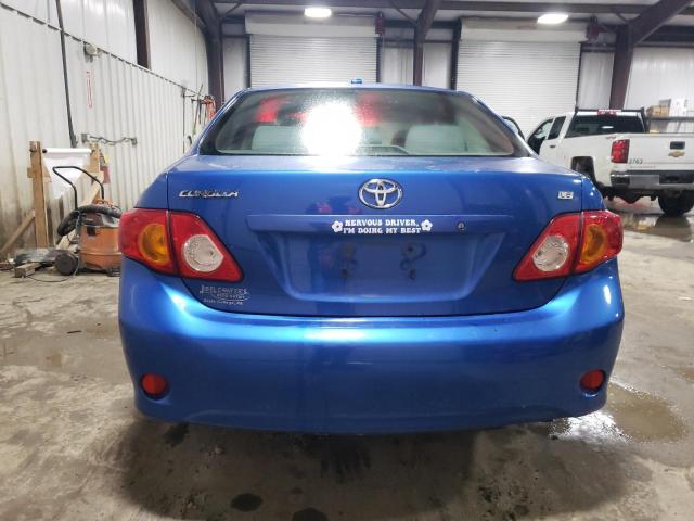 JTDBL40E39J003792 - 2009 TOYOTA COROLLA BASE BLUE photo 6