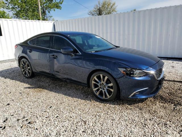 JM1GL1W52H1139616 - 2017 MAZDA 6 GRAND TOURING BLUE photo 4