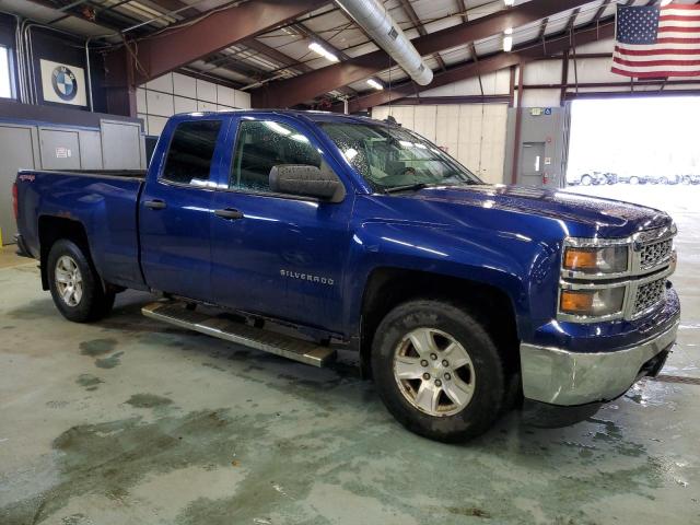 1GCVKREC0EZ143685 - 2014 CHEVROLET SILVERADO K1500 LT BLUE photo 4