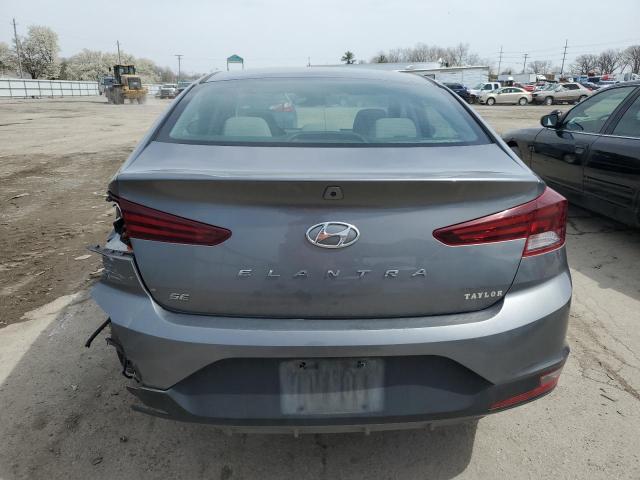 5NPD74LF2KH422040 - 2019 HYUNDAI ELANTRA SE GRAY photo 6