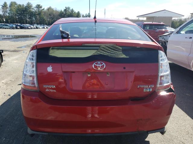 JTDKB20U983333597 - 2008 TOYOTA PRIUS RED photo 6