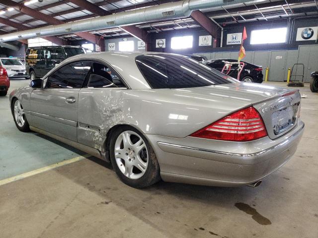 WDBPJ75J25A045821 - 2005 MERCEDES-BENZ CL 500 SILVER photo 2