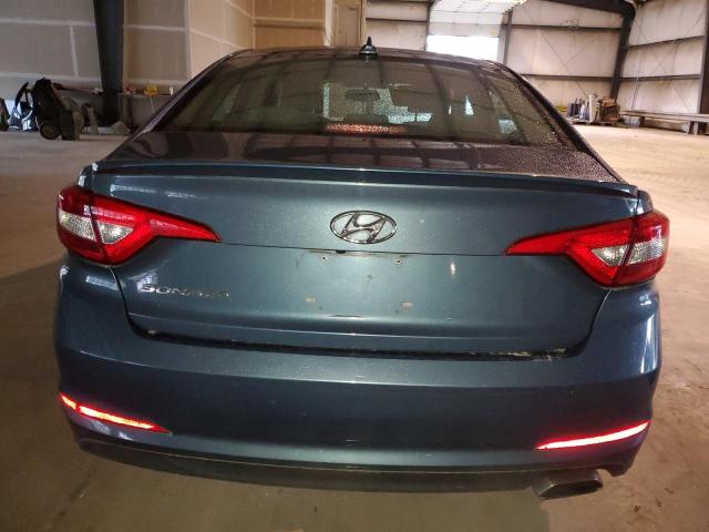 5NPE24AF6GH334735 - 2016 HYUNDAI SONATA SE BLUE photo 6