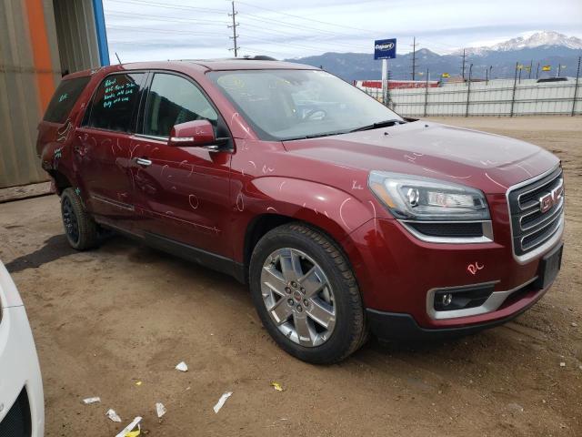 1GKKVSKD0HJ287503 - 2017 GMC ACADIA LIM SLT-2 RED photo 4