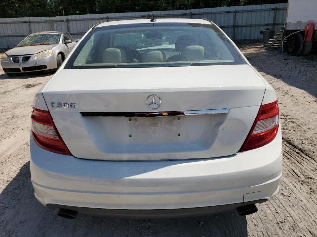 WDDGF5EB0AR110229 - 2010 MERCEDES-BENZ C 300 WHITE photo 6