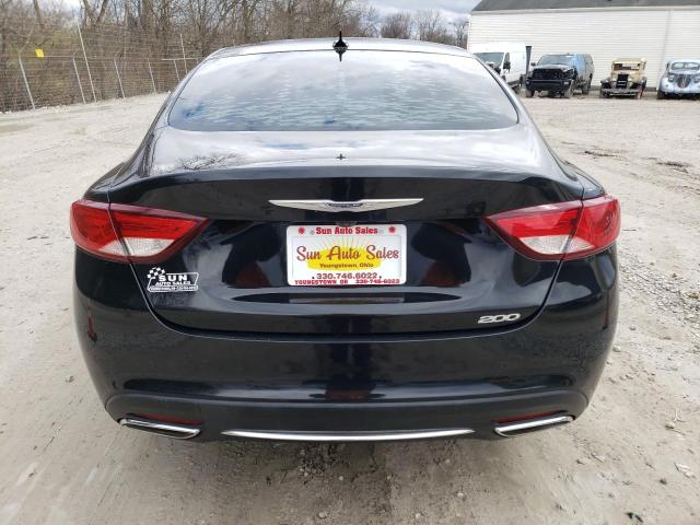 1C3CCCAG9GN165869 - 2016 CHRYSLER 200 LIMITED BLACK photo 6