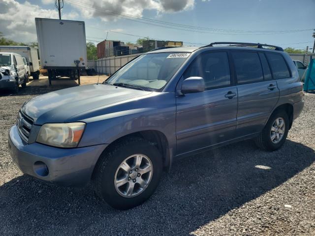 JTEDP21A340038016 - 2004 TOYOTA HIGHLANDER BASE BLUE photo 1