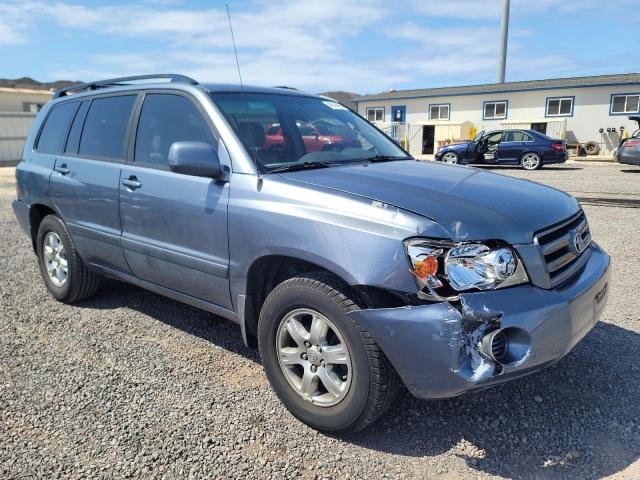 JTEDP21A340038016 - 2004 TOYOTA HIGHLANDER BASE BLUE photo 4