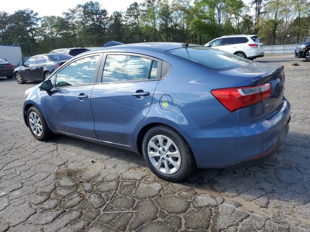 KNADM4A3XG6688647 - 2016 KIA RIO LX BLUE photo 2