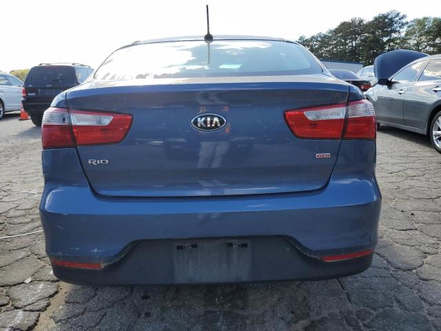 KNADM4A3XG6688647 - 2016 KIA RIO LX BLUE photo 6