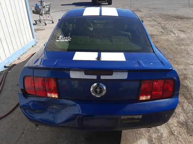 1ZVFT80N075300143 - 2007 FORD MUSTANG BLUE photo 6