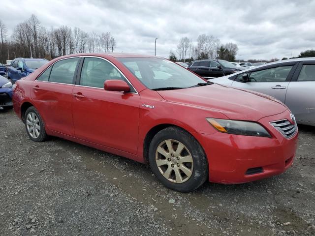 JTNBB46K373019696 - 2007 TOYOTA CAMRY HYBRID RED photo 4