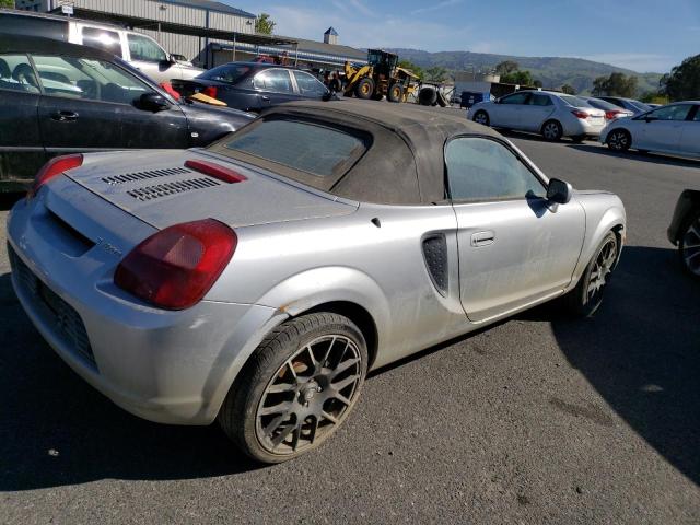 JTDFR320620048426 - 2002 TOYOTA MR2 SPYDER SILVER photo 3